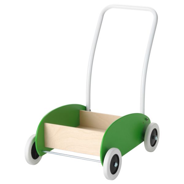 Тележка-ходунки МУЛА, зеленый, береза - фото 1