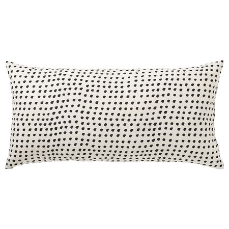 Подушка, белый, черный 30x58 см IKEA FJÄLLTIMOTEJ ФЬЕЛЛЬТИМОТЕЙ 405.071.15