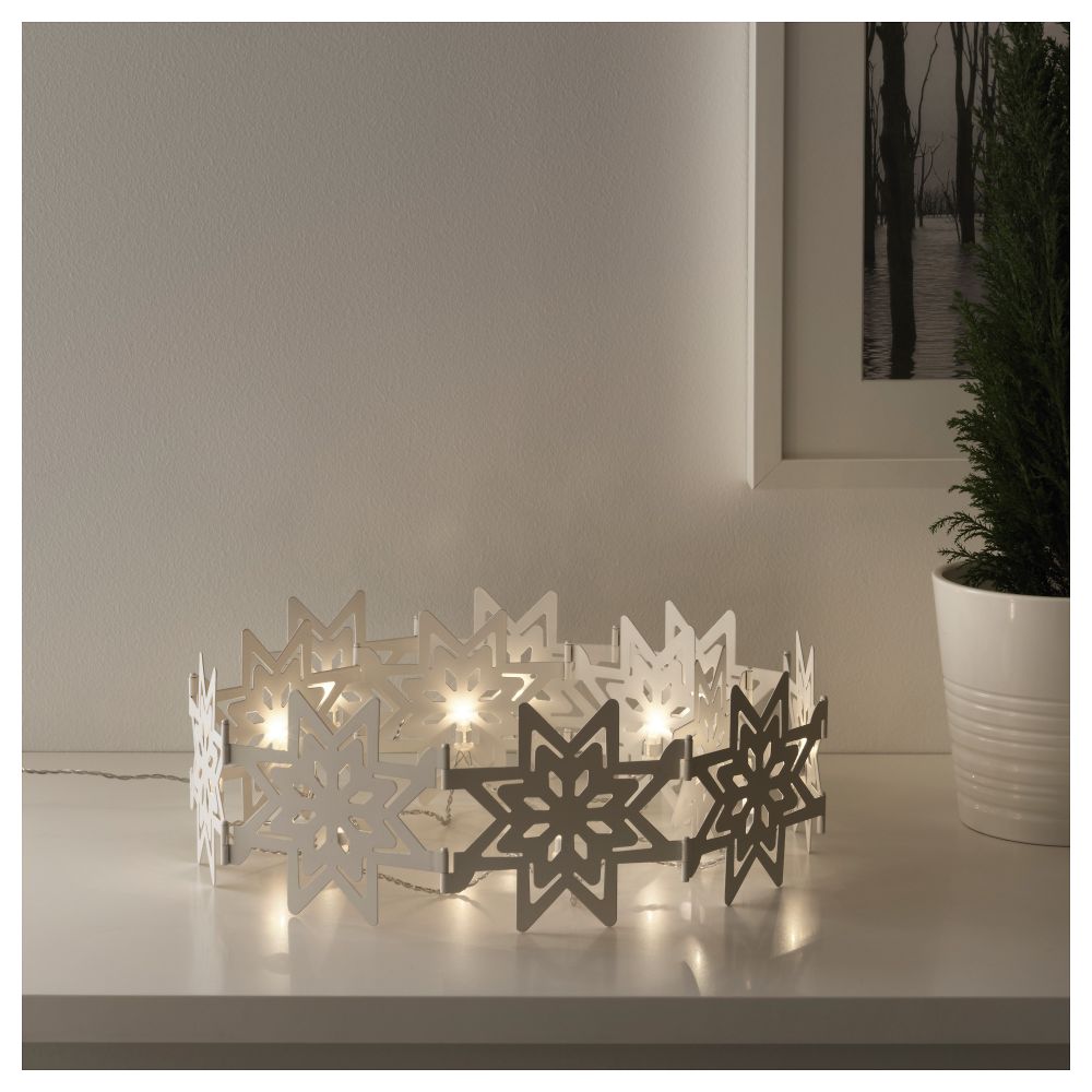 Светодиодное настольное украшение СТРОЛА, снежинки, складной - фото 1