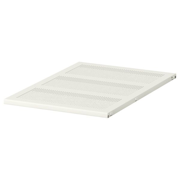 Полка, металлический белый 40x58 см IKEA АЛЬГОТ 503.795.08 - фото 1