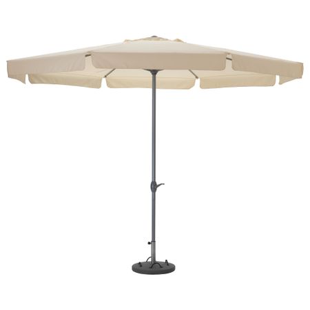 Зонт от солнца с опорой ЛЬЮСТЕРЭ / ЛОКО, бежевый, серый