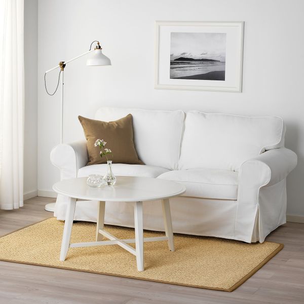 Ковер безворсовый, неокрашенный 133x195 см IKEA ВИСТОФТ 604.080.01 - фото 3