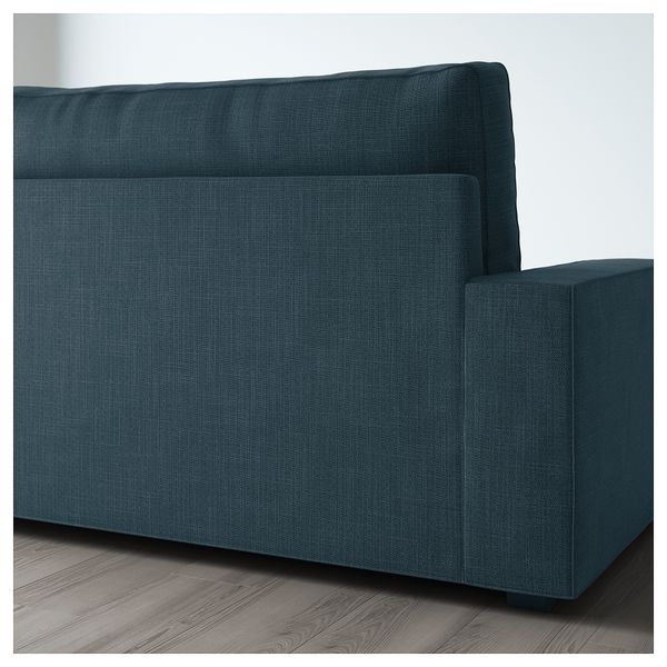 Диван-кровать 2-местная ВИЛАСУНД, Хилларед темно-синий - схема-чертеж с размерами