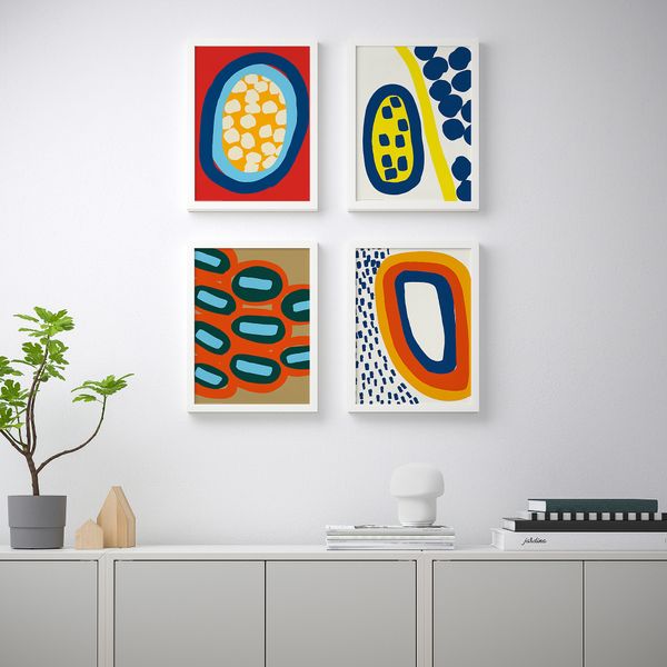 Постер, Temara I, 30x40 см IKEA DRÖMBILD ДРЁМБИЛЬД 404.469.33 - схема-чертеж с размерами