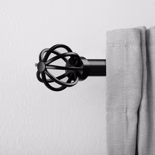 TALLBARSMAL ТАЛЛБАРСМАЛ Наконечники,2 шт. - чёрный - схема-чертеж с размерами