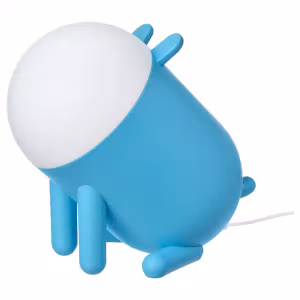 GREJSIMOJS ГРЕЙСИМОЙС Настольная лампа, светодиодная - регулируемая яркость/собака синий - фото 1