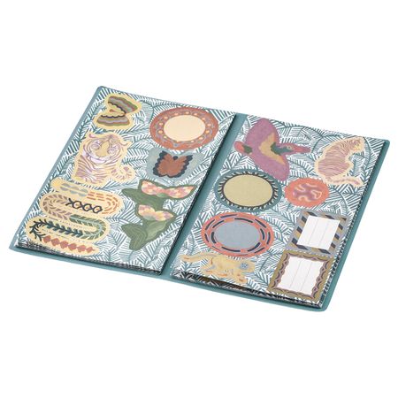 Папка с наклейками, разноцветный/мир животных IKEA ИЛЛБАТТИНГ 404.576.86