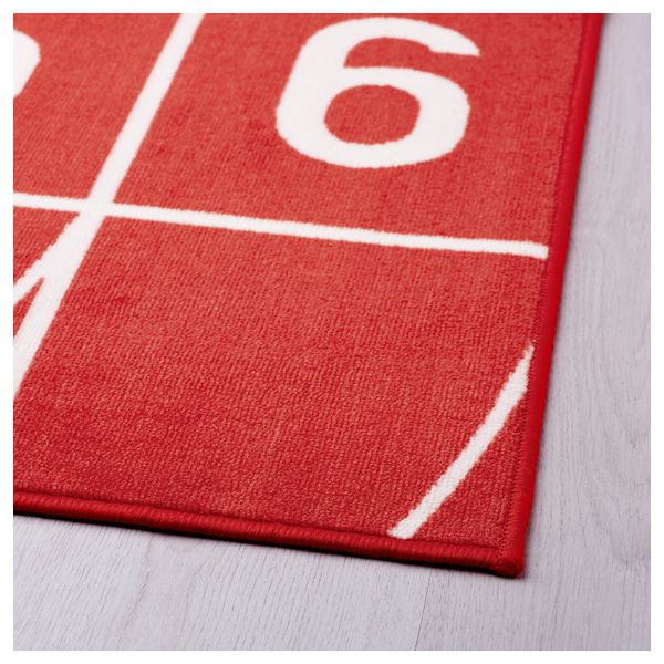 Ковер, короткий ворс СПРИНГА, красный (133x160 см) - фото 3