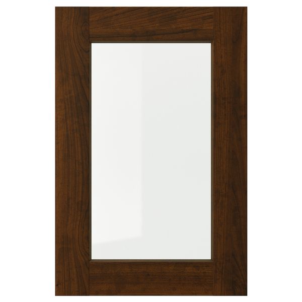 Стеклянная дверь, под дерево коричневый 40x60 см IKEA EDSERUM ЭДСЕРУМ 303.686.62 - фото 1