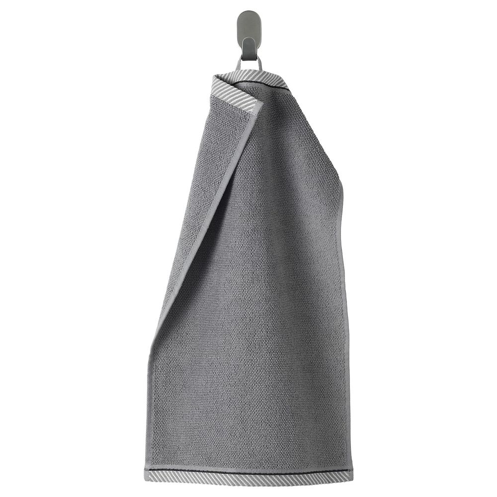 Полотенце, серый 30x50 см IKEA VIKFJÄRD ВИКФЬЕРД 904.052.18 - фото 1