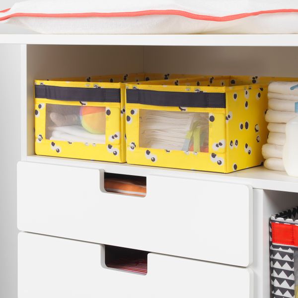 Коробка, желтый 25x44x17 см IKEA ANGELÄGEN АНГЕЛЭГЕН 004.179.37 - фото 3