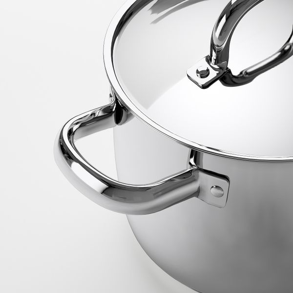 Кастрюля с крышкой 3 л IKEA OUMBÄRLIG ОУМБЕРЛИГ 203.731.45 - фото 4