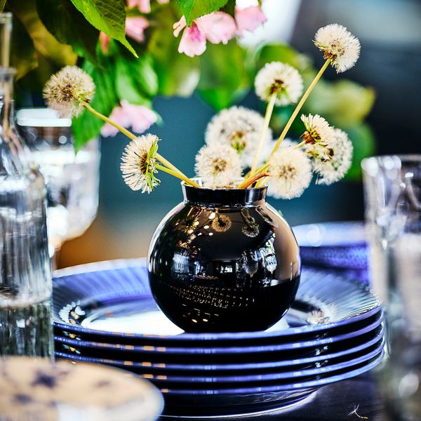 Ваза, черный 10 см IKEA KONSTFULL КОНСТФУЛЛ 705.119.55 - фото 3