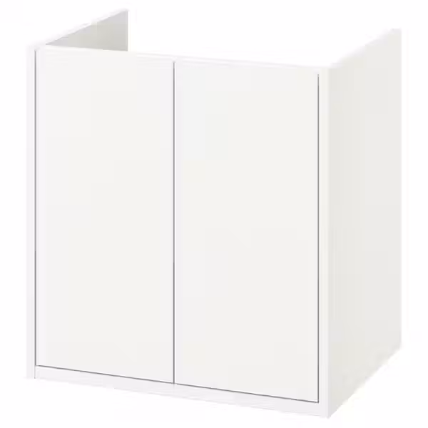 HAVBÄCK Шкаф под раковину с дверцами - белый 60x48x63 см - фото 1