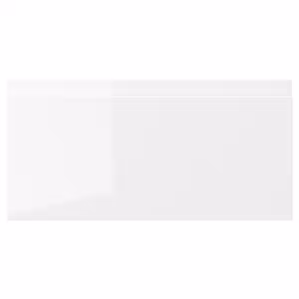 VOXTORP Фронтальная панель ящика - глянцевый белый 40x20 см - фото 1