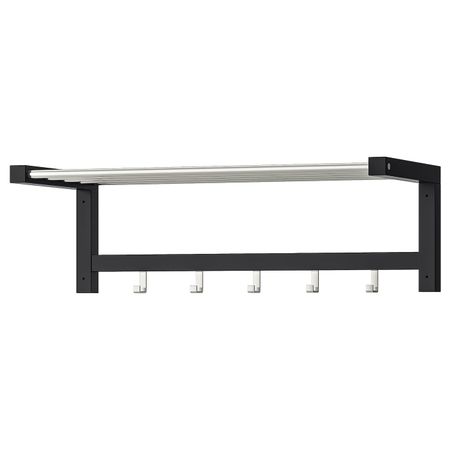 Полка для головных уборов, черный 79 см IKEA TJUSIG ЧУСИГ 803.753.06