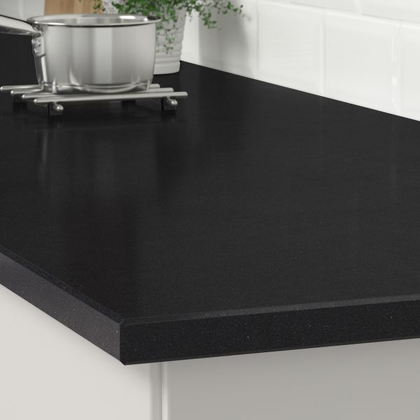 Столешница под заказ, черный под камень/кварц 1 м²x3.0 см IKEA KASKER КАСКЕР 104.540.24 - фото 4