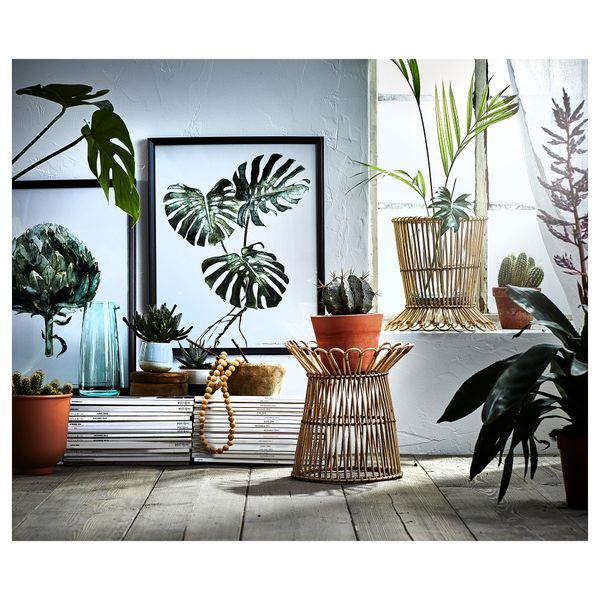 Пьедестал для цветов, 29 см, ротанг IKEA KANELSTÅNG КАНЕЛЬСТОНГ 503.873.82 - фото 3