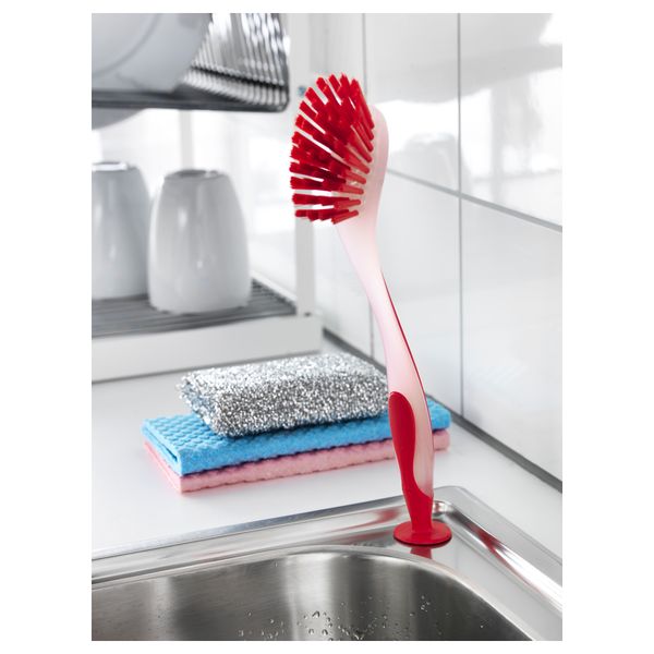 Щетка для мытья посуды ПЛАСТИС, разные цвета - схема-чертеж с размерами