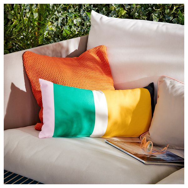 Подушка для дома/сада ФУНКЁН, разноцветный (60x30 см) - фото 4