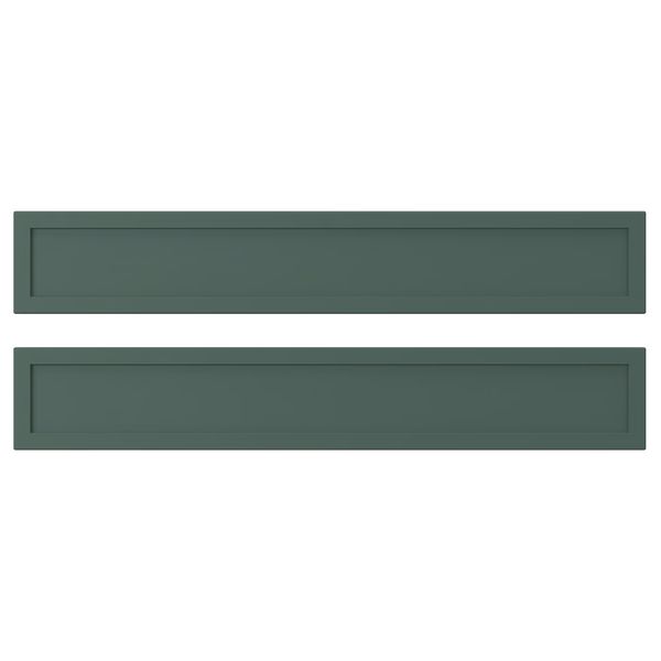 ASPUDDEN Фронтальная панель ящика - темный серо-зеленый 60x10 см - фото 1
