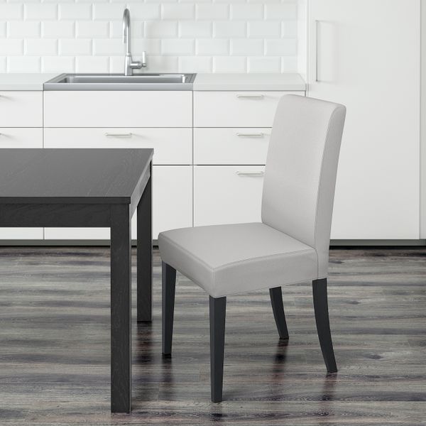 Стул, темно-коричневый/Оррста светло-серый IKEA ХЕНРИКСДАЛЬ 592.177.76 - фото 6