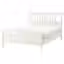 HEMNES Каркас кровати - белая морилка 160x200 см