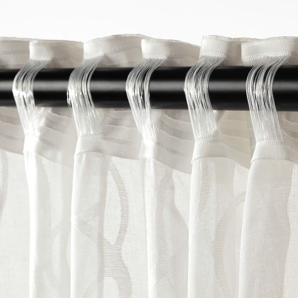 Гардины, 2 шт., белый 145x300 см IKEA СПАРВОРТ 803.649.68 - фото 2