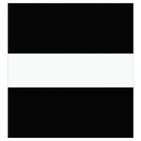 Стеклянная дверь СЕЛЬСВИКЕН, глянцевый черный (60x64 см) - схема-чертеж с размерами