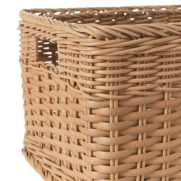 Корзина, пластик под ротанг, 25x35x20 см IKEA BEKNA 105.133.92 - фото 3