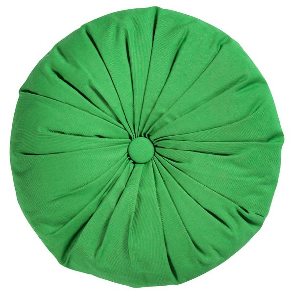 Подушка, круглой формы зеленый 40 см IKEA SAMMANKOPPLA САММАНКОППЛА 104.743.62 - фото 1