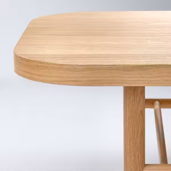 LISTERBY Журнальный стол - дубовый шпон 140x60 см - фото 4