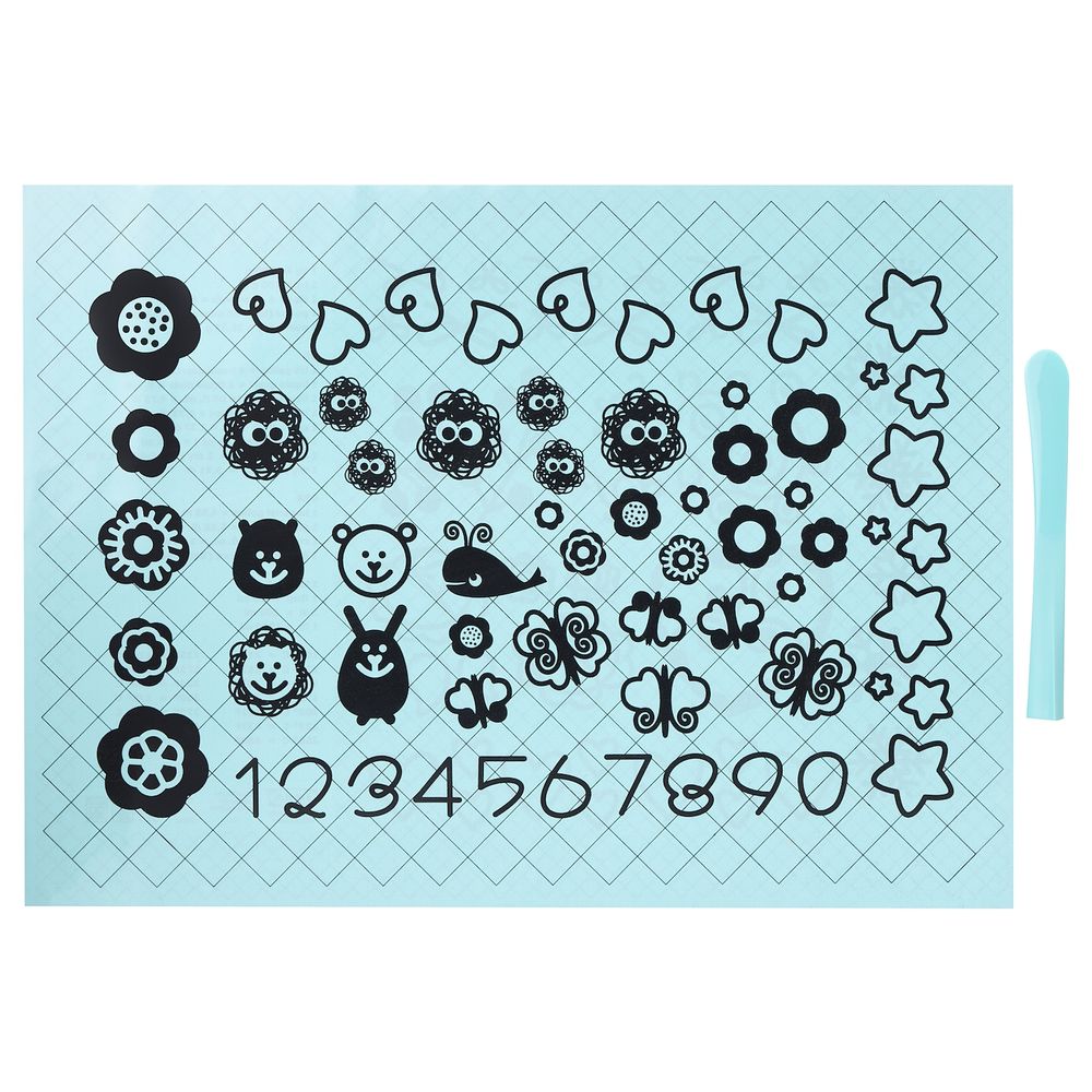 Лист для раскатывания теста и нож, голубой IKEA СОККЕРТАКА 503.731.58 - фото 1