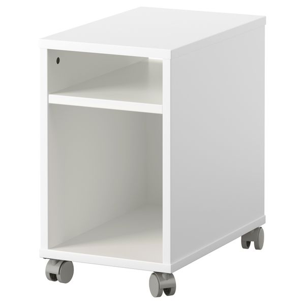 Прикроватный столик ОЛТЕДАЛЬ, белый (32x50 см) - фото 1