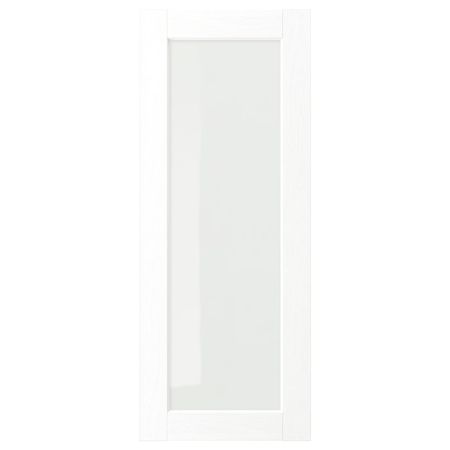 ENKÖPING Стеклянная дверь - белый под дерево 40x100 см