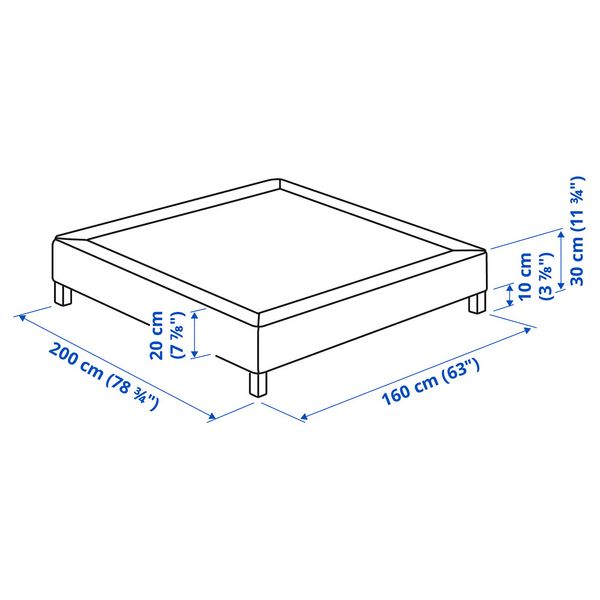 IKEA, дополнительный ракурс - схема-чертеж с размерами