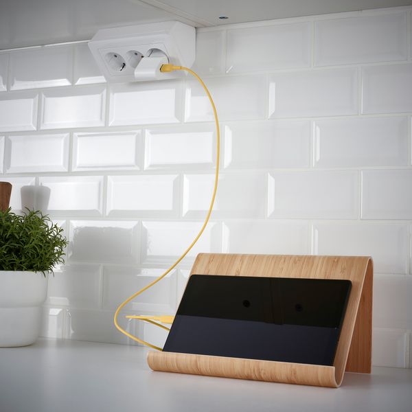 Кабель USB-A–USB-C, светло-желтый, 1 м IKEA SITTBRUNN 805.394.83 - фото 4