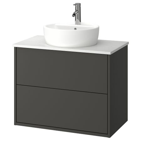 Шкаф с ящиками, раковина, смеситель IKEA HAVBÄCK, TÖRNVIKEN ТОРНВИКЕН 095.140.81