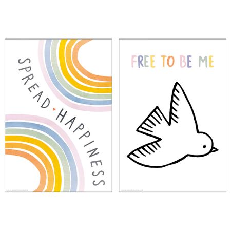 Постер, 21x30 см, Дарите счастье IKEA DRÖMBILD ДРЁМБИЛЬД 005.364.93