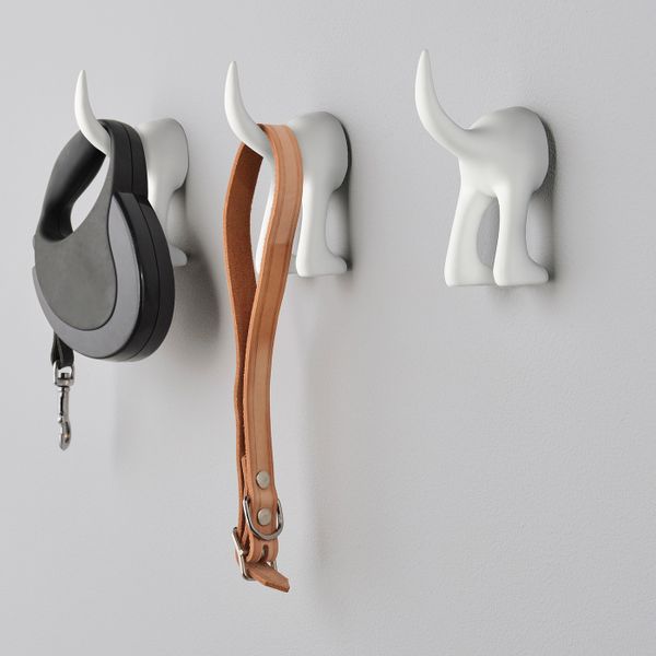 Крючок, белый IKEA BÄSTIS БЭСТИС 204.979.66 - схема-чертеж с размерами