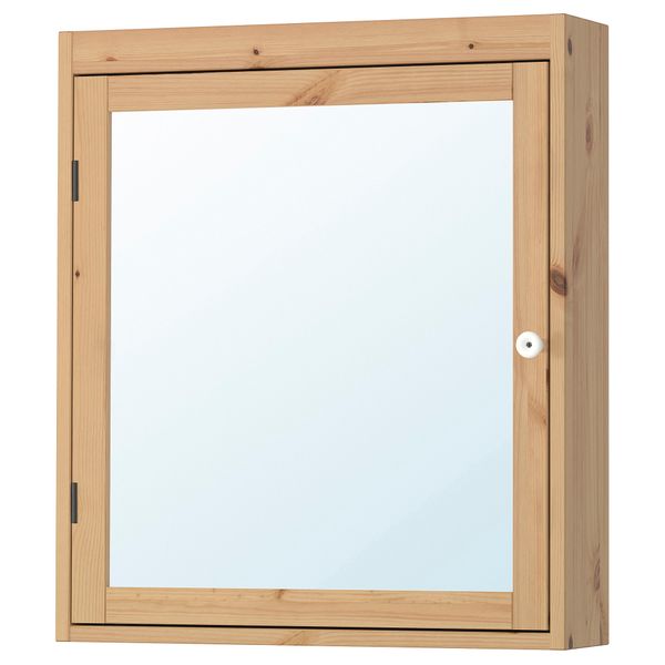 Шкафчик зеркальный СИЛВЕРОН, светло-коричневый (60x14x68 см) - фото 1