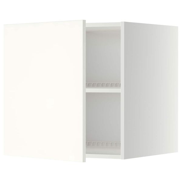 Верхний шкаф на холодильник/морозильн, белый/Хэггеби белый 60x60 см IKEA METOD МЕТОД 692.262.14 - схема-чертеж с размерами