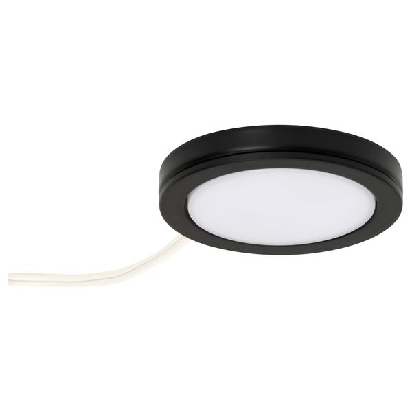 Софит светодиодный ОМЛОПП, черный (6.8 см) - схема-чертеж с размерами