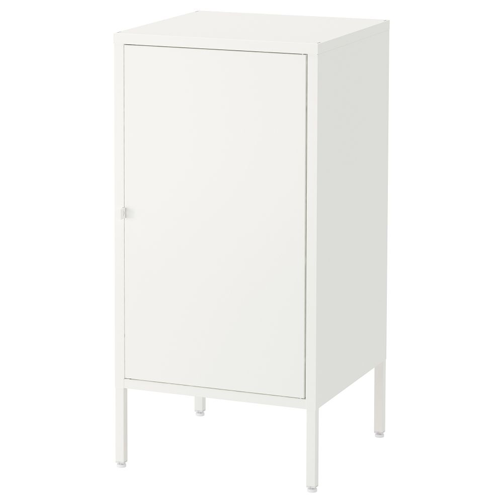 Комбинация для хранения с дверцами, белый, 45x47x92 см IKEA HÄLLAN ХЭЛЛАН 192.913.15 - фото 1