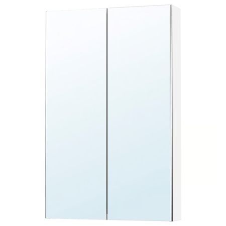 LETTAN Зеркальный шкаф с дверцами - зеркальный эффект/зеркальное стекло 60x15x95 см