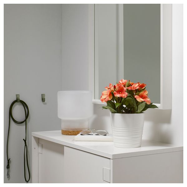 Искусственное растение в горшке ФЕЙКА, Недотрога оранжевый (12 см) - фото 2