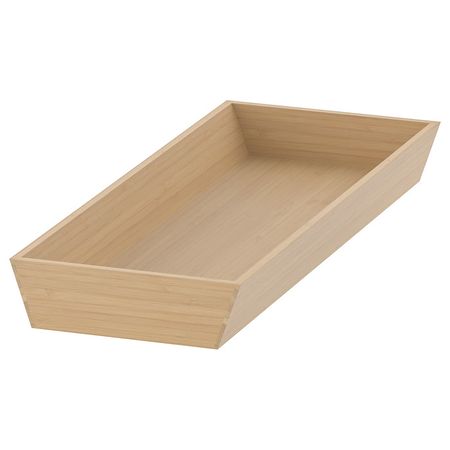 UPPDATERA Лоток д/кухонных принадлежностей - светлый бамбук 20x50 см