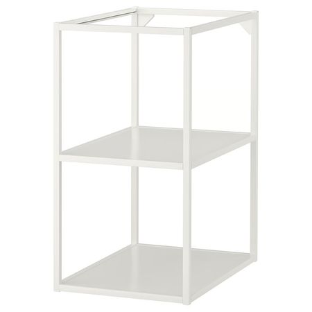 ENHET Напольный каркас с полками - белый 40x60x75 см