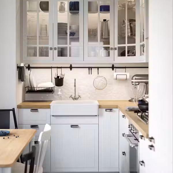 METOD / MAXIMERA Высокий шкаф+полки/4ящ/двр/2фасада - фото 3