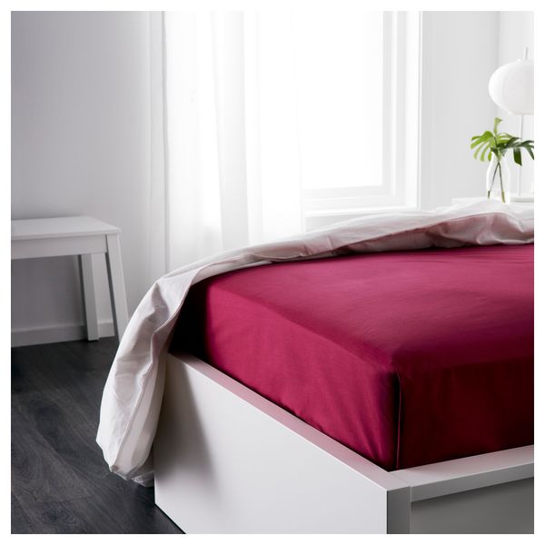 Простыня СЁМНИГ, темно-розовый (150x260 см) - фото 2